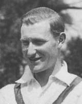 Randle Darwall-Smith in cricket whites