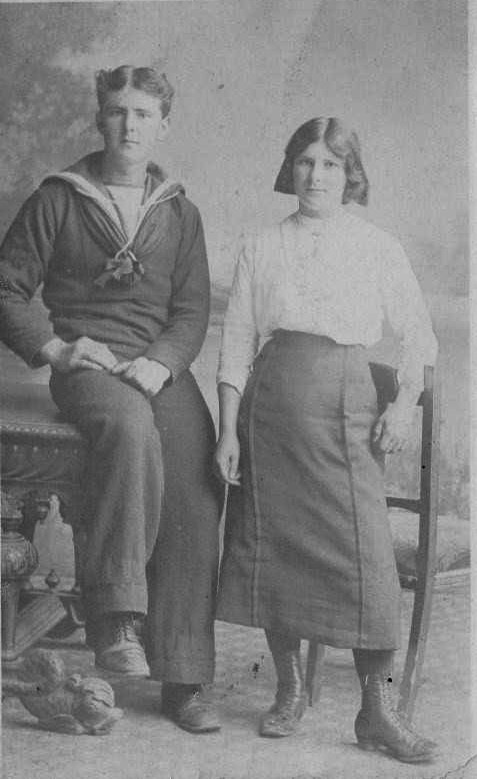 Horatio and Florence Pascoe wedding (from Ancestry)